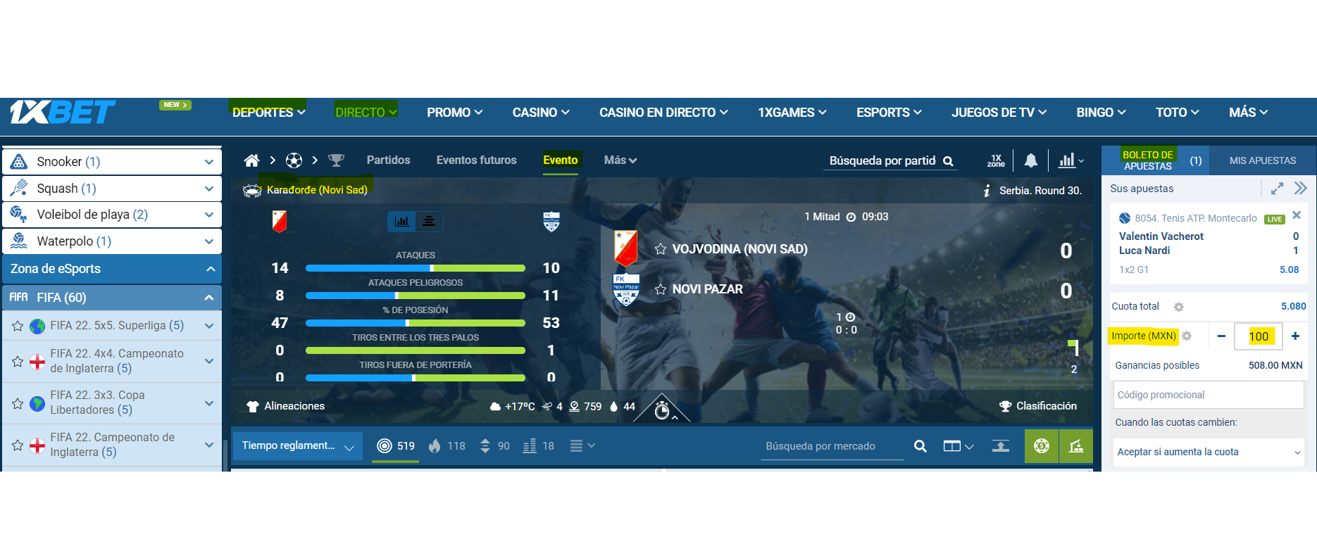 Realización de apuesta en web 1xbet méxico Imagen de realización de apuesta en web 1xbet méxico